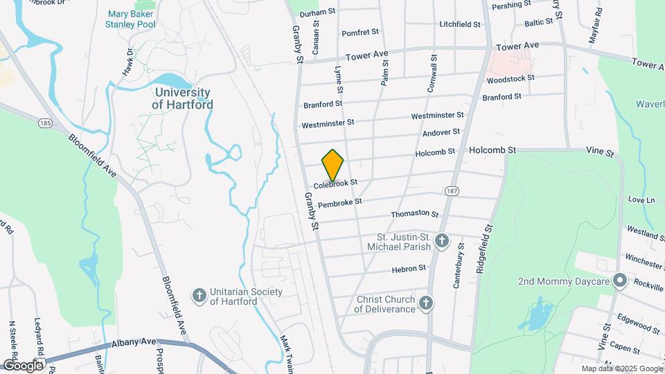 231 Colebrook St Map and Location Details
