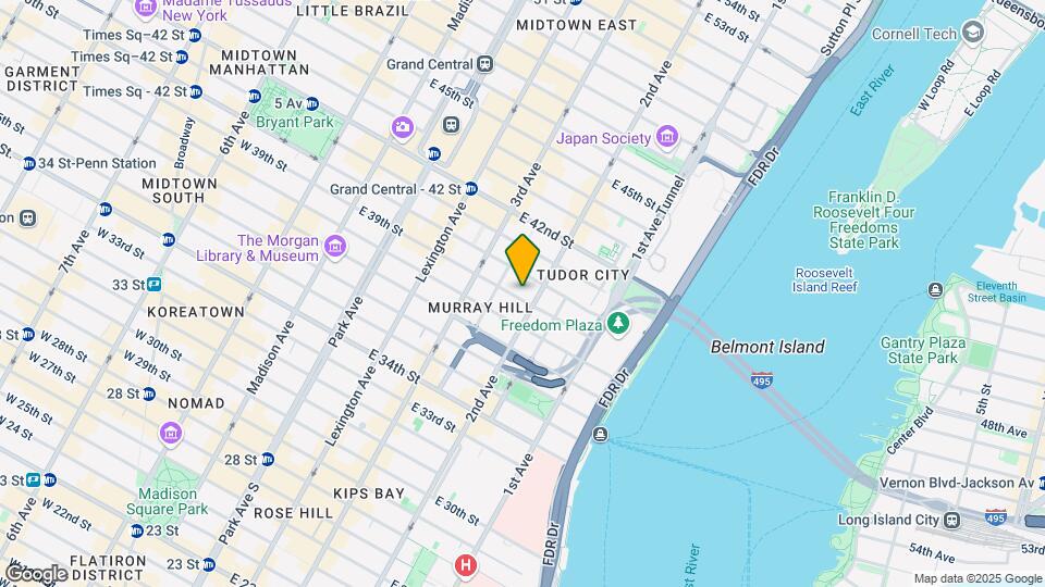 245 E 39th St Mapa y Detalles de la Ubicación
