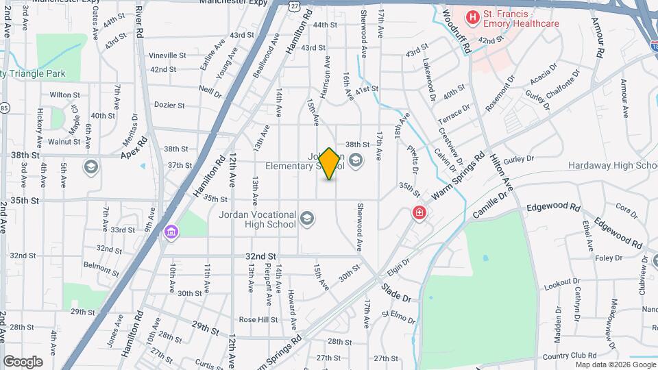 3519 Woodlawn Ave Map and Location Details