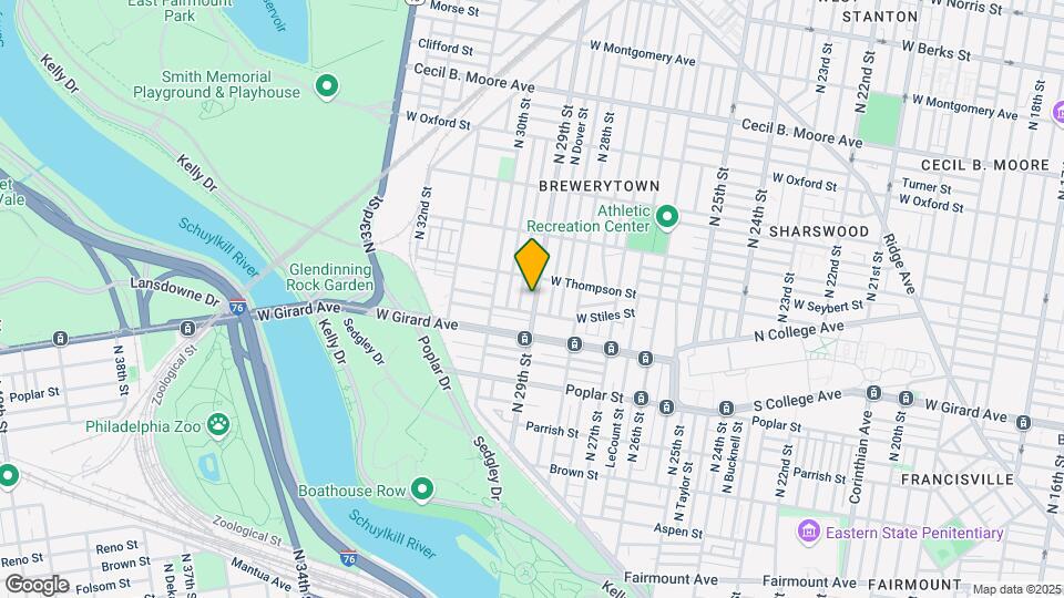 829 N 29th St Map and Location Details