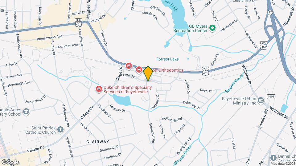 1347 Levy Dr Map and Location Details