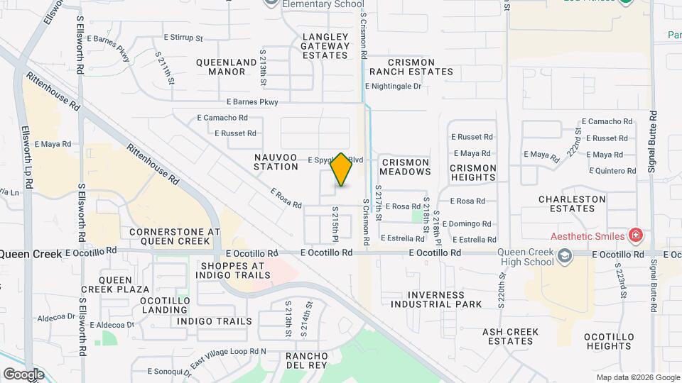 21665 S 215th Pl Mapa y Detalles de la Ubicación