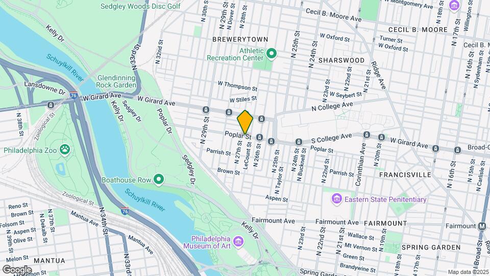 2632 Poplar Street, Unit 2 Map and Location Details