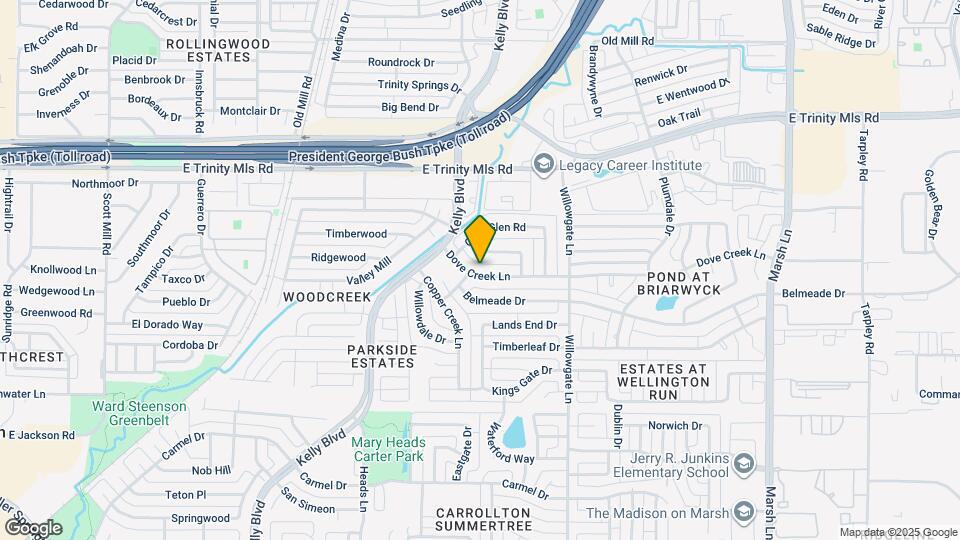 2517 Dove Creek Ln Map and Location Details