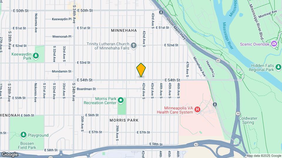 4118 E 54th St Map and Location Details