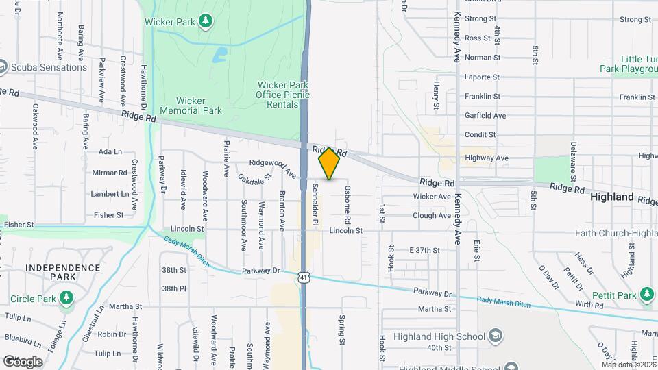 2438 Ridgewood St Map and Location Details