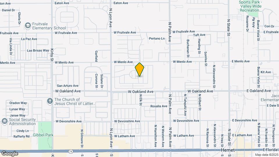 570 Mariposa Dr Map and Location Details