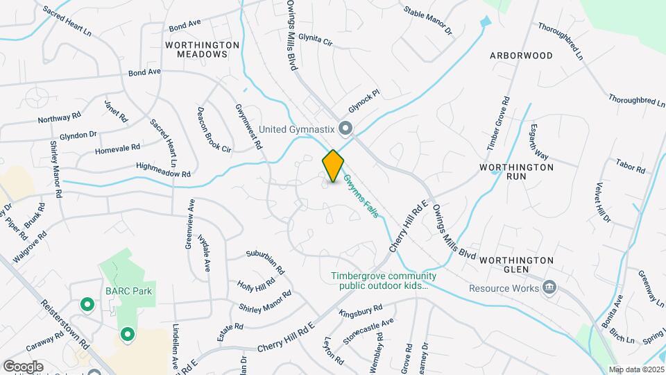 818 Brickston Rd Map and Location Details