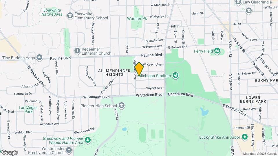 516 Berkley Ave, Unit Apt. 1 - 1st floor Map and Location Details