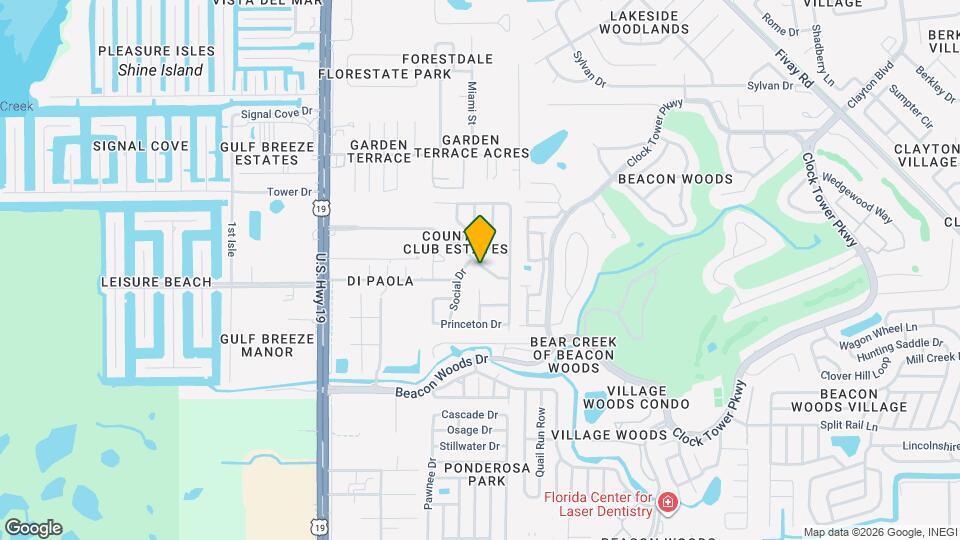 7402 Country Club Dr Map and Location Details