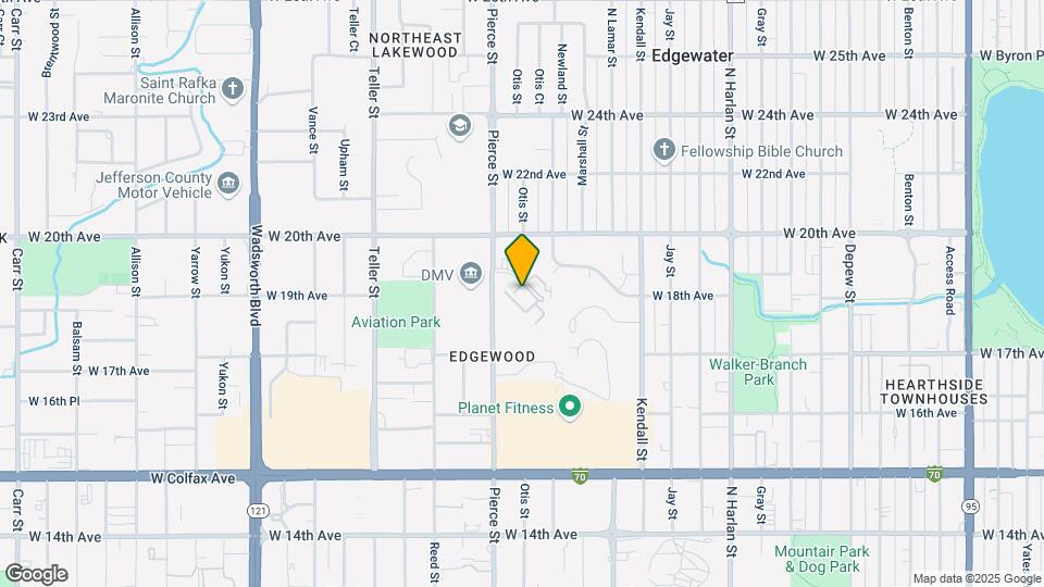 Sloans Lake Apartments Map and Location Details