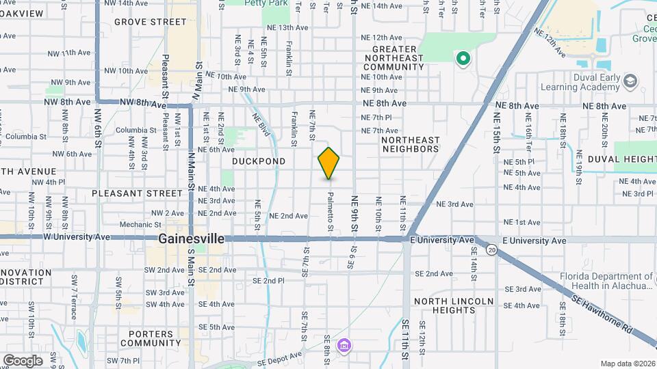 730 NE 4th Ave, Unit 730 NE 4th Ave Apt. A Map and Location Details