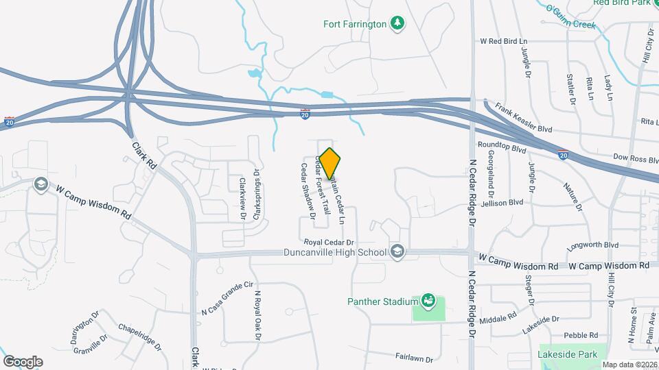 6759 Mountain Cedar Ln Map and Location Details