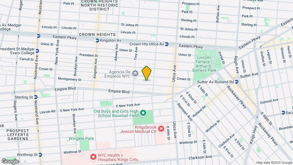 891 Montgomery St, Unit 1Full Map and Location Details