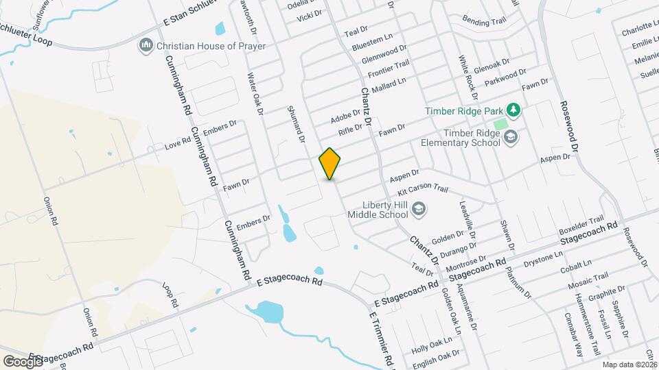 5117 Teal Dr Map and Location Details