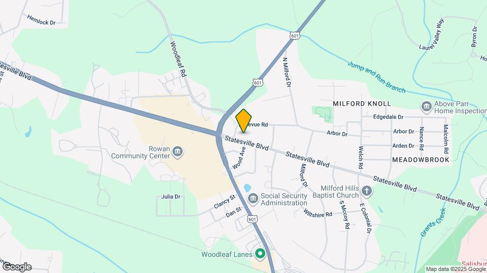 1828 Statesville Blvd Map and Location Details