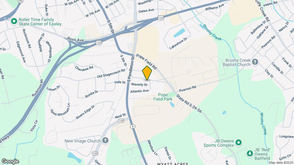 202 Pope Field Rd Mapa y Detalles de la Ubicación
