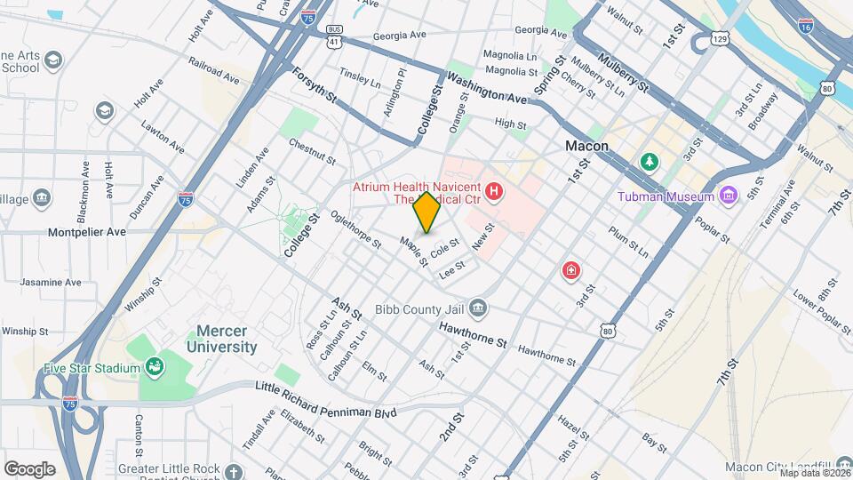 978 Spring St Mapa y Detalles de la Ubicación