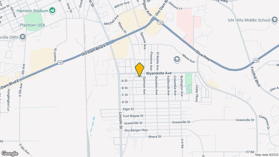 2110 A Street Map and Location Details