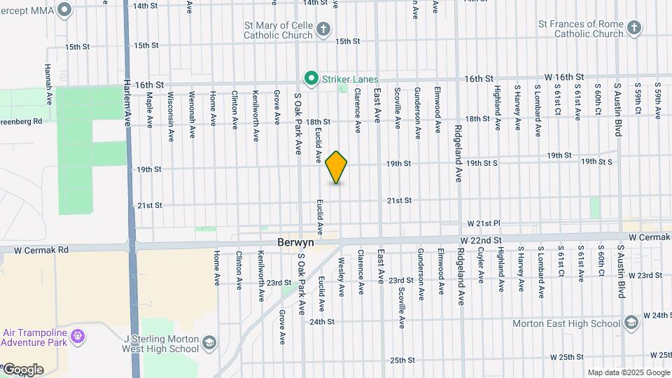 1926 Wesley Ave Map and Location Details