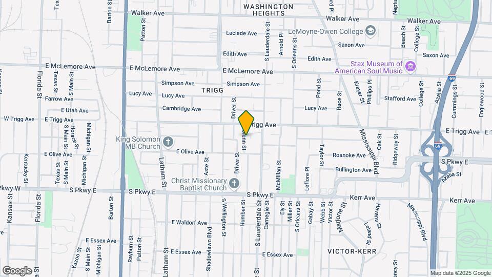 1318 Glenn St Map and Location Details