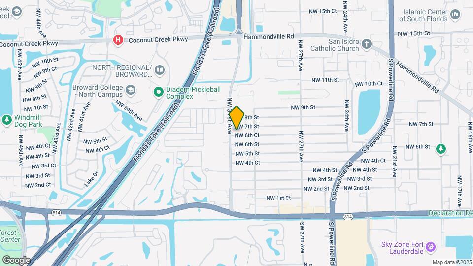 Pompano Beach Townhomes Map and Location Details