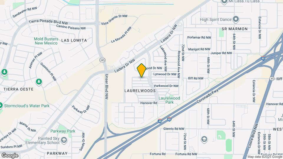 7725 Pinewood Dr NW Map and Location Details