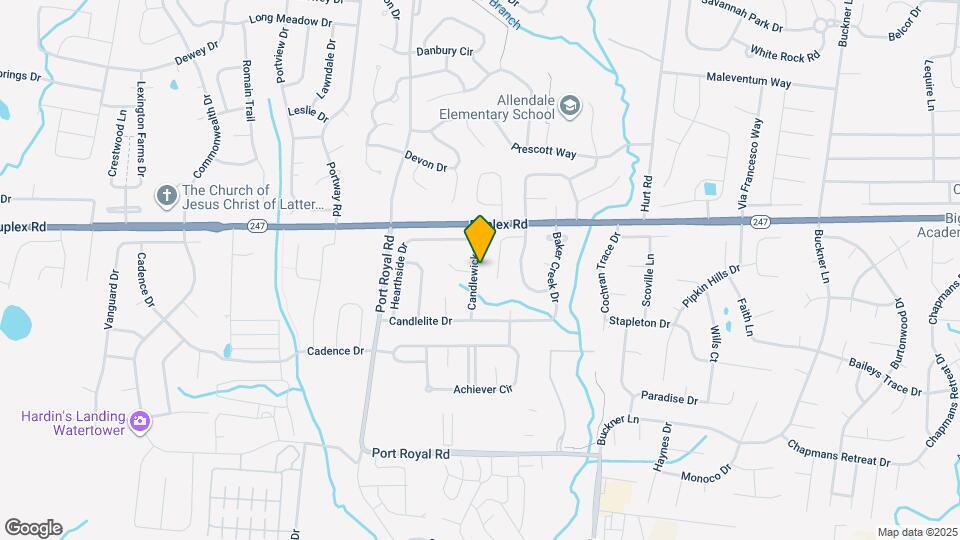 2824 Candlewicke Dr Map and Location Details