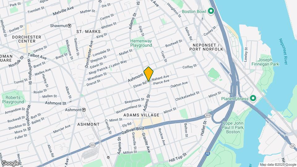 663 Adams St, Unit 3 Map and Location Details