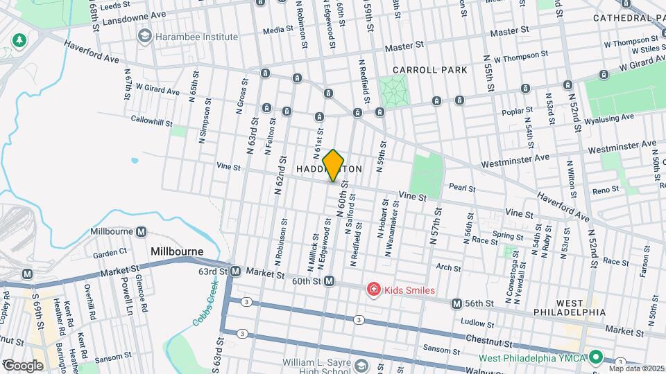 6018 Vine St Map and Location Details