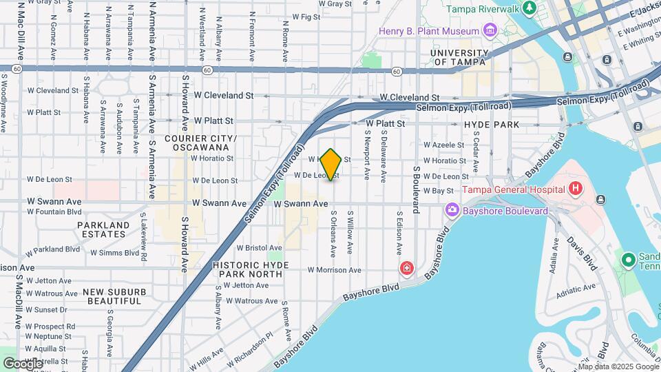 607 S Orleans Ave Map and Location Details