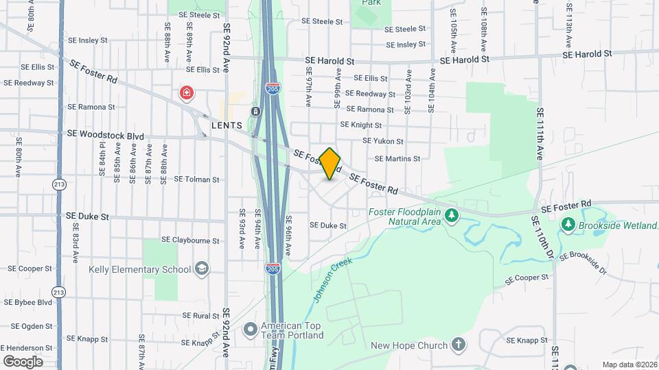 9806 SE Henry St Map and Location Details