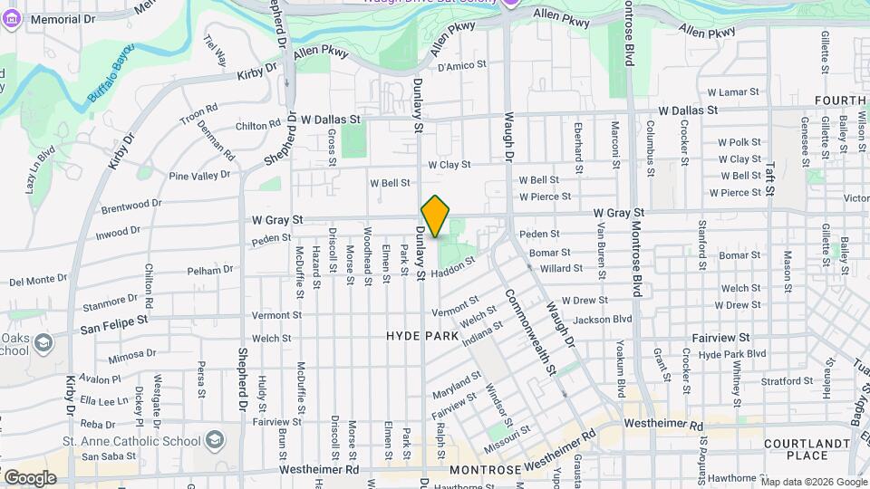 1510 Ridgewood St Map and Location Details