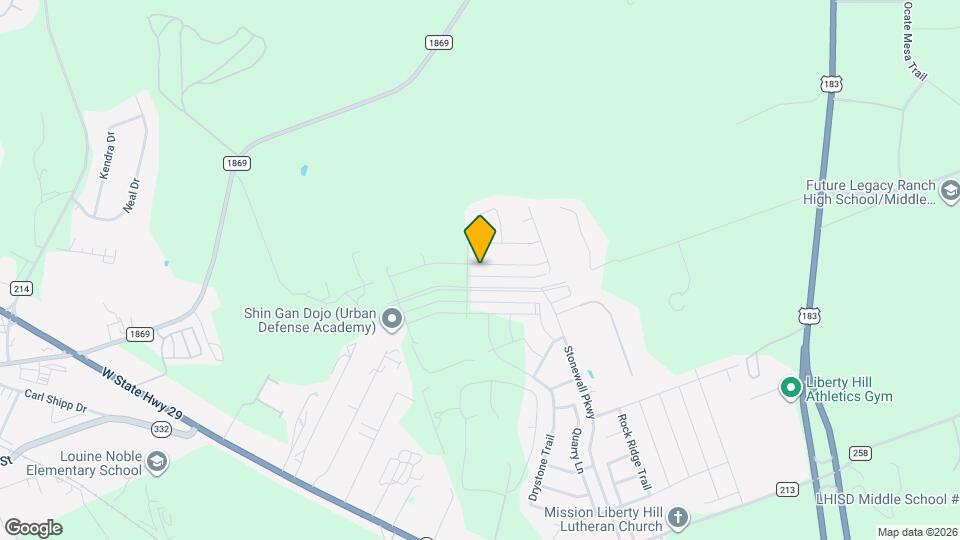 165 Andesite Trl Map and Location Details