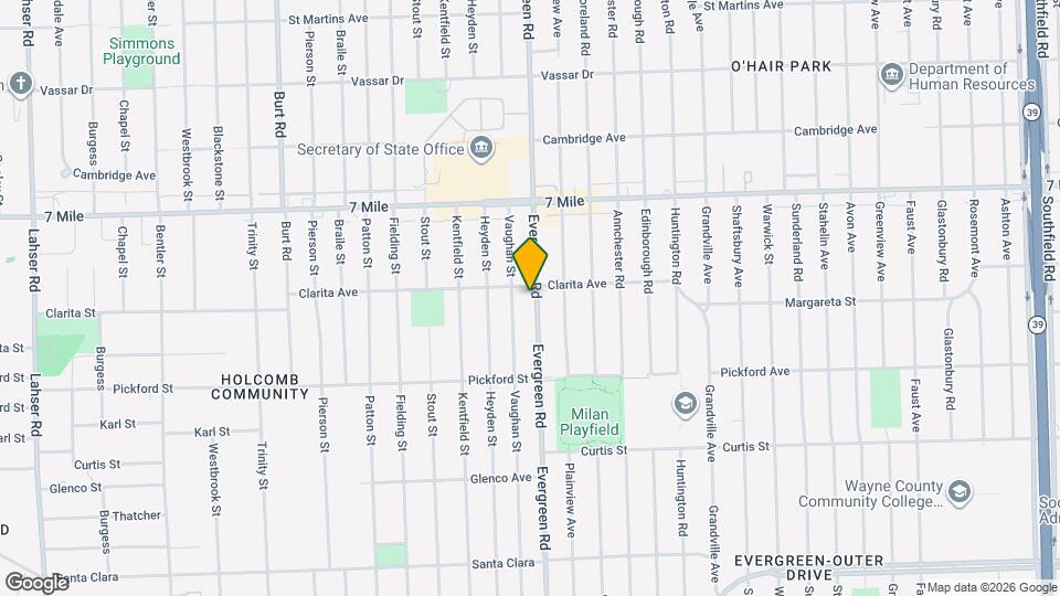 18563 Evergreen Rd Map and Location Details