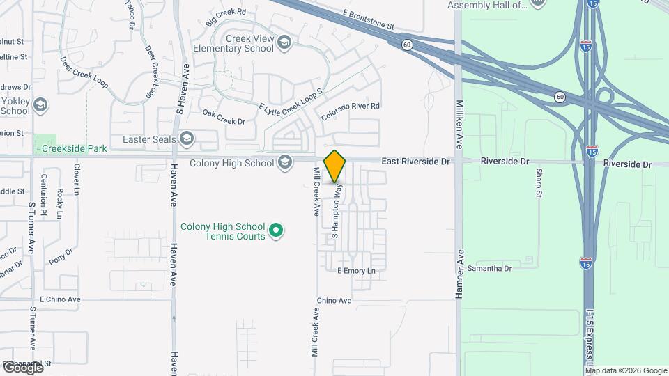 3974 E Callaway Dr Map and Location Details