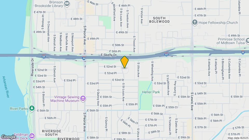 5213 S St Louis Ave Map and Location Details