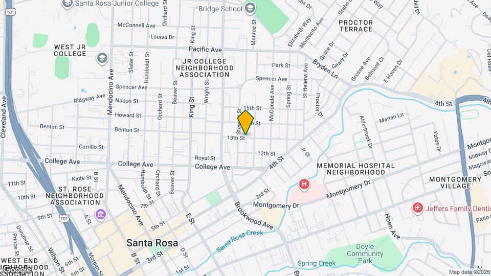 1213 13th St Map and Location Details