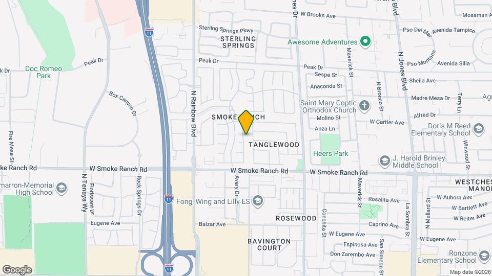 2504 Goldenmoon St Map and Location Details