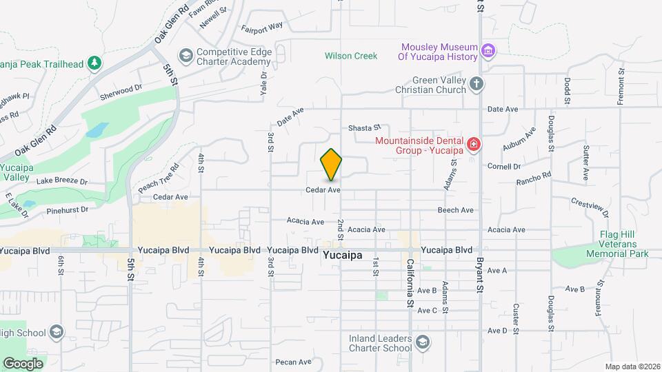 34874 Cedar Ave Map and Location Details