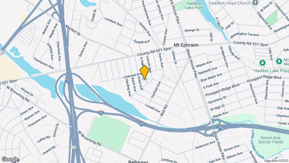 123 South Oak Avenue Map and Location Details