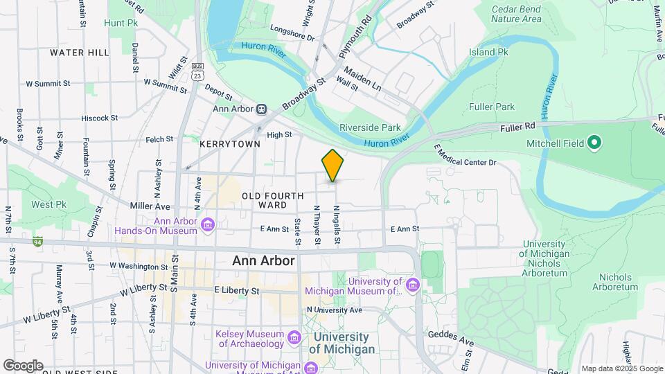 407 N Ingalls St Map and Location Details