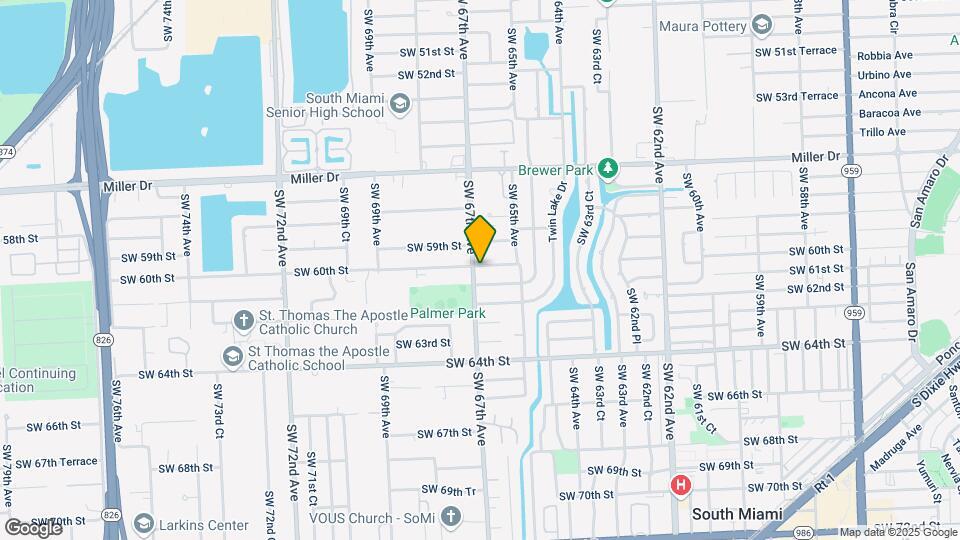 6646 SW 60th St Mapa y Detalles de la Ubicación