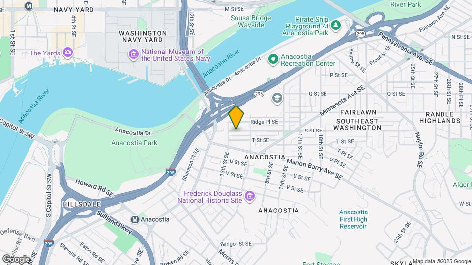 1311 S St SE Map and Location Details