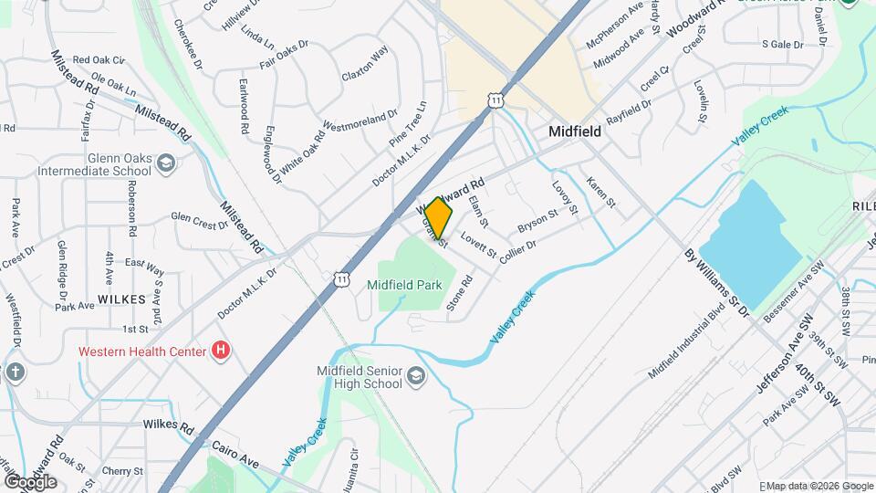 424 Grant St Map and Location Details