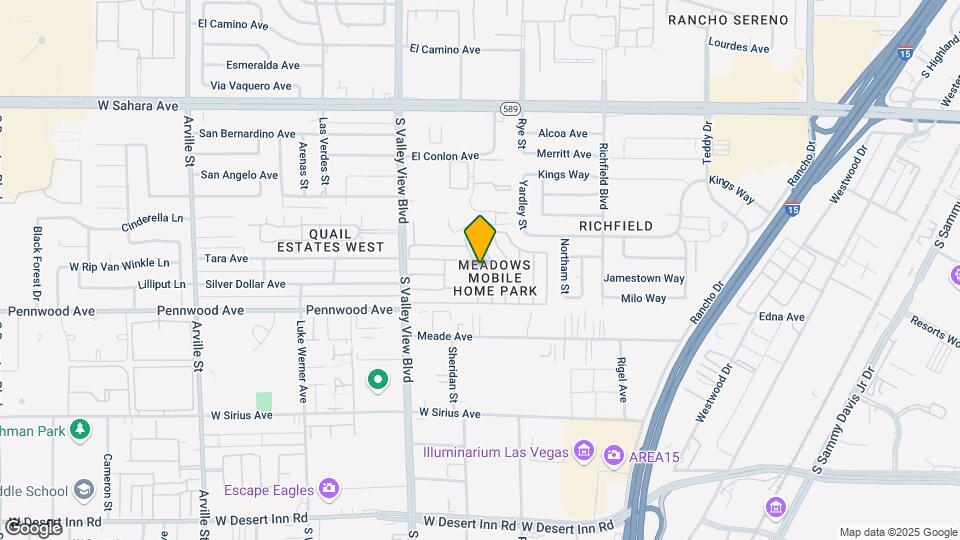 2900 S Valley View Blvd Map and Location Details
