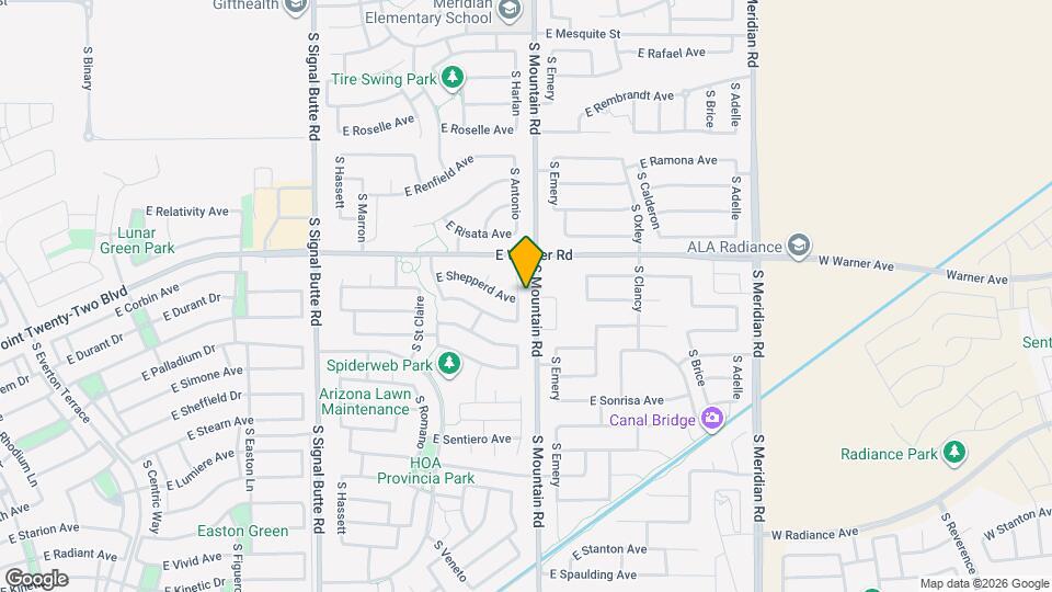 4447 South Antonio Circle Map and Location Details