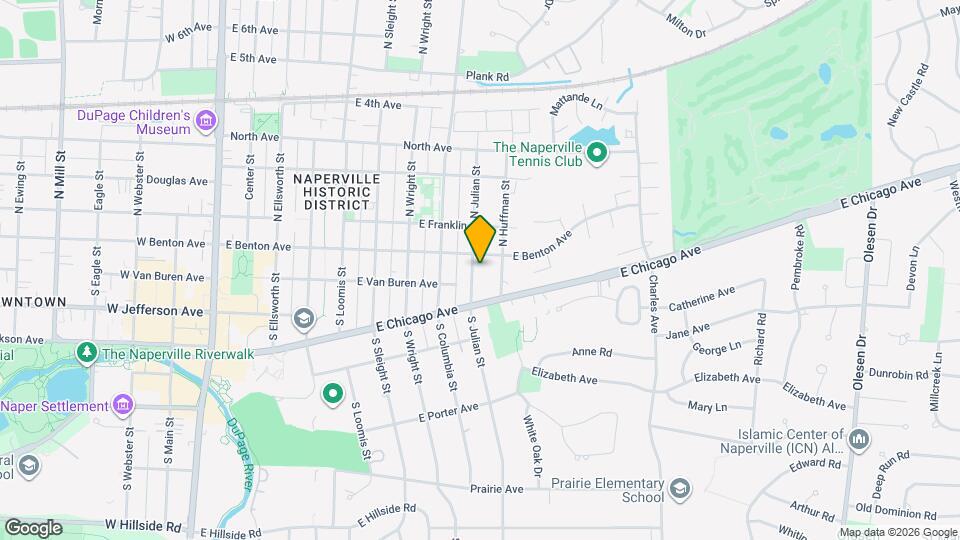 18 S Julian St Map and Location Details