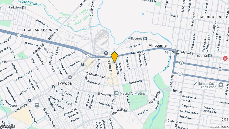 6820 Ludlow St Map and Location Details