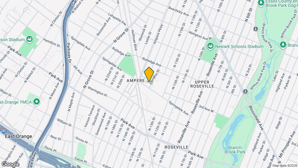 11 Ellington St Map and Location Details